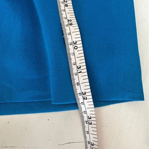 Vintage Steven Stolman - Ann Taylor Mini Dress- Button Back - Teal - Size 6 - Picture 10 of 10